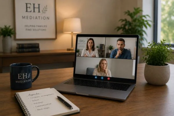 child access mediation Derby online meeting.